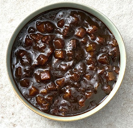 돼지등심 야채 짜장(Pork and vegetable black bean sauce)