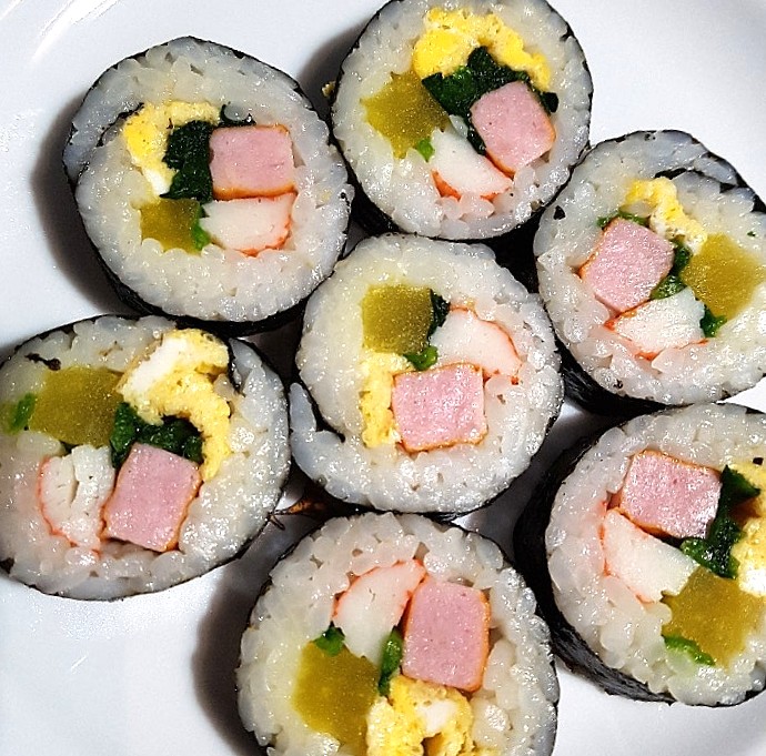 햄계란 어린이 김밥(Kid-friendly Ham and Egg Gimbap)