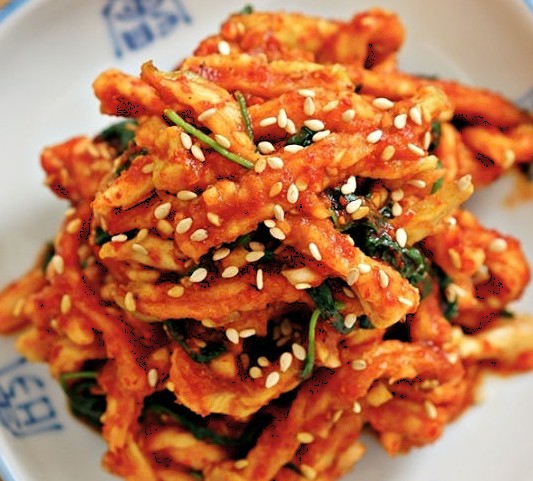 제주 무말랭이 무침(Seasoned JeJu dried radish strips)
