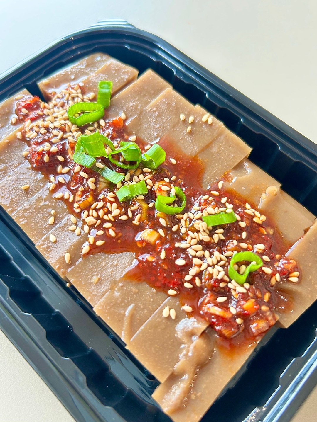 국산 도토리묵(Korean acorn jelly)